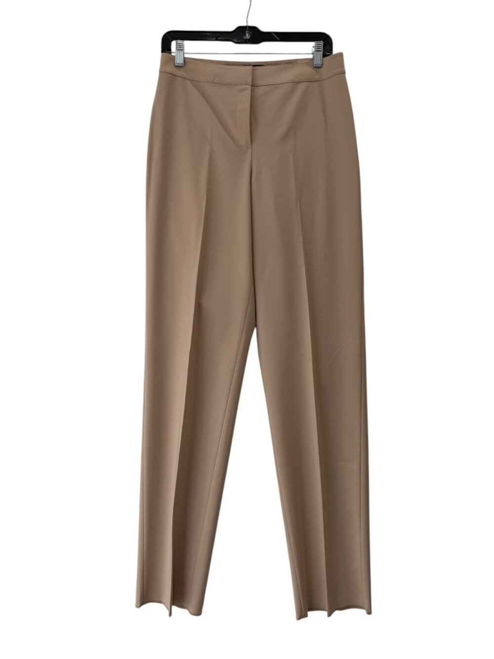 $495 NWT St. John Beige New Camel Diana Straight Leg Pants size 6